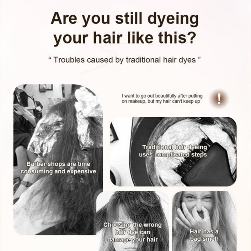 💇‍♀️ 3-in-1 Haarfarbenkamm | Färben, Mischen & Auftragen in einem Schritt – Einfache Anwendung zu Hause – 2 kaufen, 1 gratis