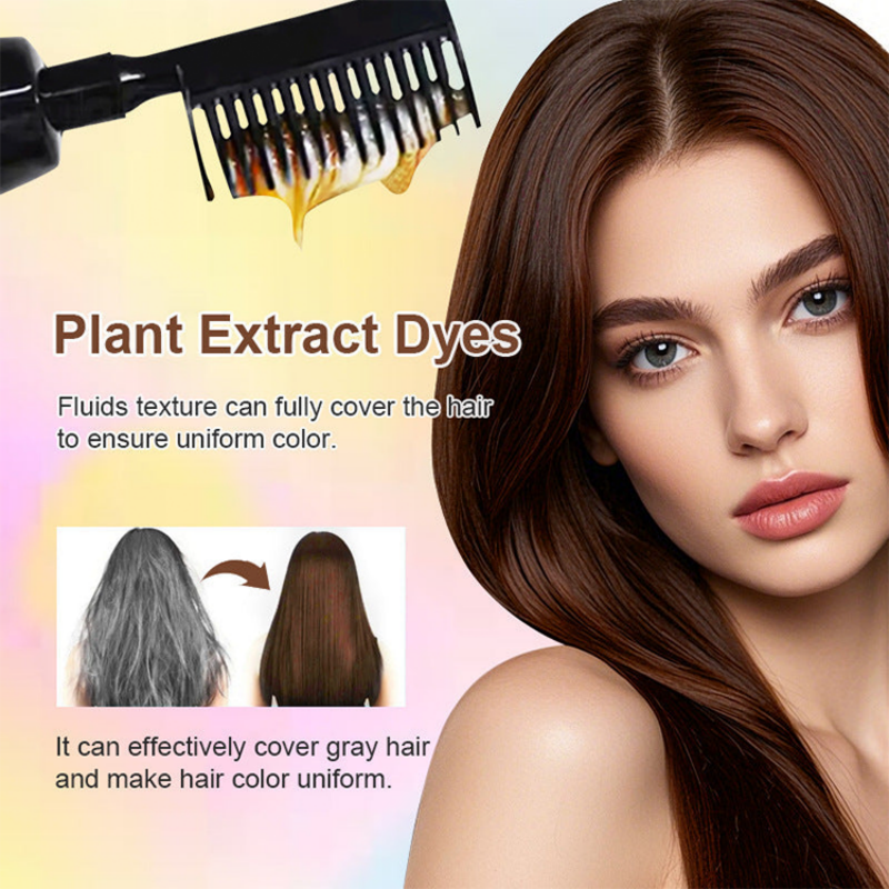 💇‍♀️ 3-in-1 Haarfarbenkamm | Färben, Mischen & Auftragen in einem Schritt – Einfache Anwendung zu Hause – 2 kaufen, 1 gratis