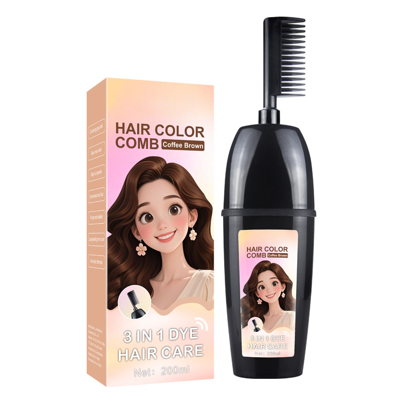 💇‍♀️ 3-in-1 Haarfarbenkamm | Färben, Mischen & Auftragen in einem Schritt – Einfache Anwendung zu Hause – 2 kaufen, 1 gratis