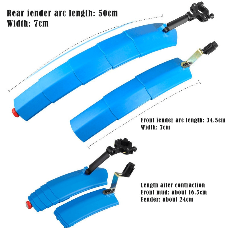 Gluschwein - Bicycle retractable mudguard