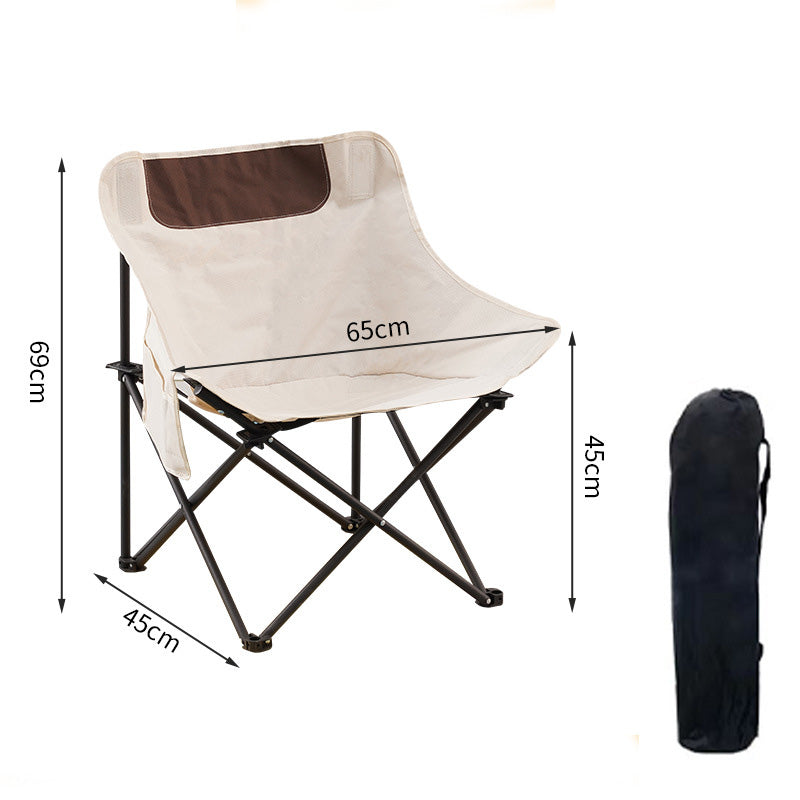 Gluschwein - Tragbarer, zusammenklappbarer Moon Chair für Camping und Outdoor-Aktivitäten