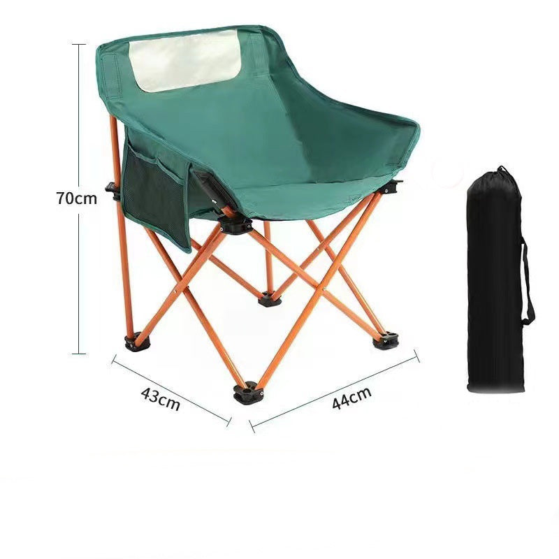 Gluschwein - Tragbarer, zusammenklappbarer Moon Chair für Camping und Outdoor-Aktivitäten