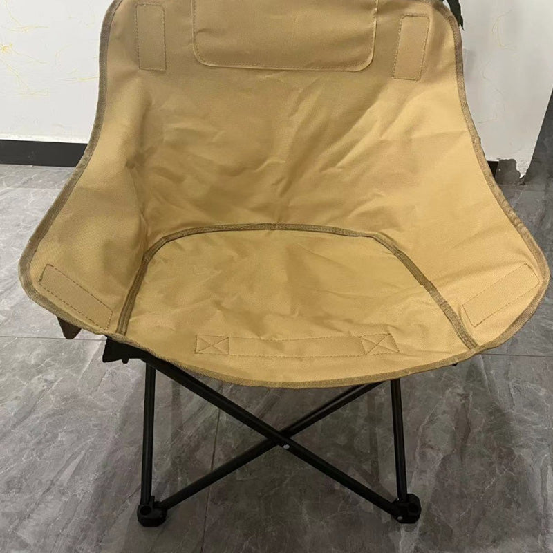 Gluschwein - Tragbarer, zusammenklappbarer Moon Chair für Camping und Outdoor-Aktivitäten