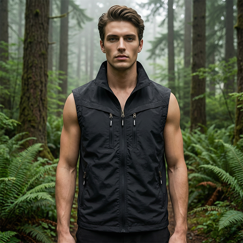 Gluschwein - 🧥 50% RABATT! 🏞️ Herren Outdoor-Weste mit Mehreren Taschen – Leicht, Strapazierfähig & Ideal Für Wandern & Reisen 🧗‍♂️