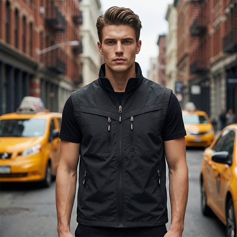 Gluschwein - 🧥 50% RABATT! 🏞️ Herren Outdoor-Weste mit Mehreren Taschen – Leicht, Strapazierfähig & Ideal Für Wandern & Reisen 🧗‍♂️