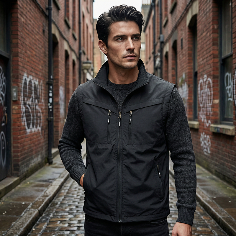 Gluschwein - 🧥 50% RABATT! 🏞️ Herren Outdoor-Weste mit Mehreren Taschen – Leicht, Strapazierfähig & Ideal Für Wandern & Reisen 🧗‍♂️