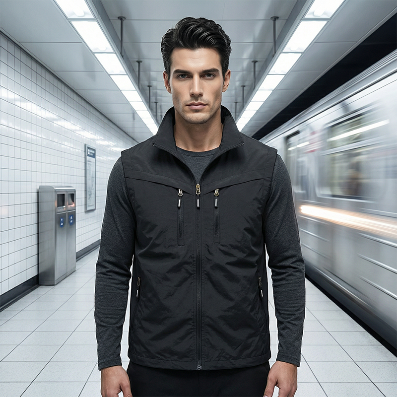 Gluschwein - 🧥 50% RABATT! 🏞️ Herren Outdoor-Weste mit Mehreren Taschen – Leicht, Strapazierfähig & Ideal Für Wandern & Reisen 🧗‍♂️