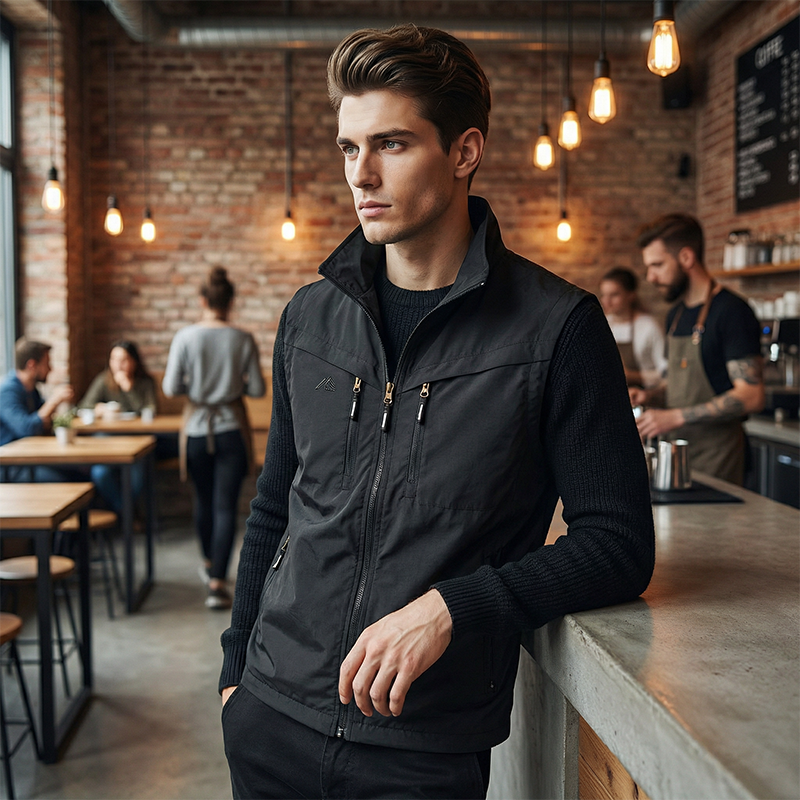 Gluschwein - 🧥 50% RABATT! 🏞️ Herren Outdoor-Weste mit Mehreren Taschen – Leicht, Strapazierfähig & Ideal Für Wandern & Reisen 🧗‍♂️