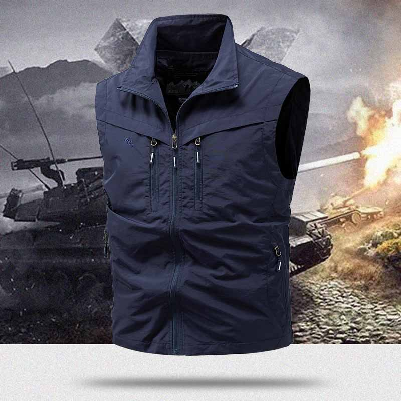 Gluschwein - 🧥 50% RABATT! 🏞️ Herren Outdoor-Weste mit Mehreren Taschen – Leicht, Strapazierfähig & Ideal Für Wandern & Reisen 🧗‍♂️