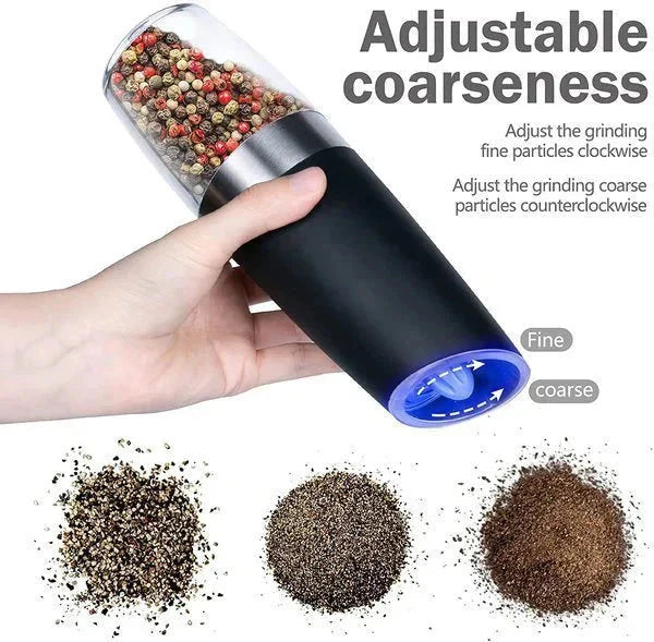 🧂🔥Automatische elektrische Salz- und Pfeffermühle mit Schwerkraftsensor ( 💥46% Rabatt+Kauf von 2 gratis Versand📦)