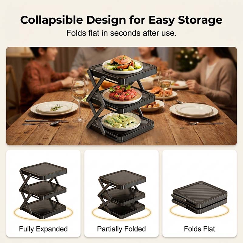 Gluschwein - Multi-layer Dish & Prep Tray Storage Rack