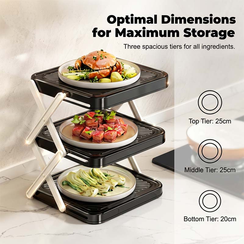 Gluschwein - Multi-layer Dish & Prep Tray Storage Rack