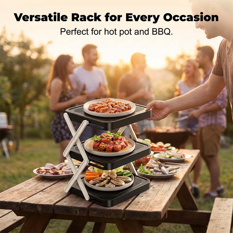Gluschwein - Multi-layer Dish & Prep Tray Storage Rack