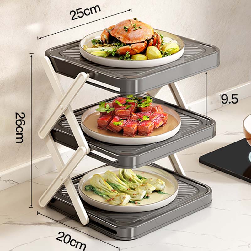 Gluschwein - Multi-layer Dish & Prep Tray Storage Rack