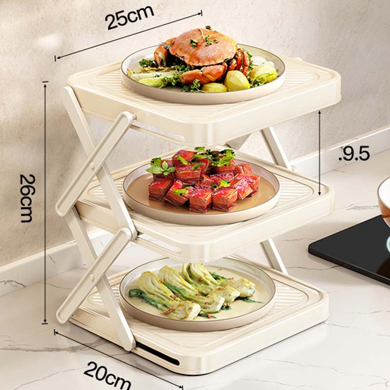 Gluschwein - Multi-layer Dish & Prep Tray Storage Rack