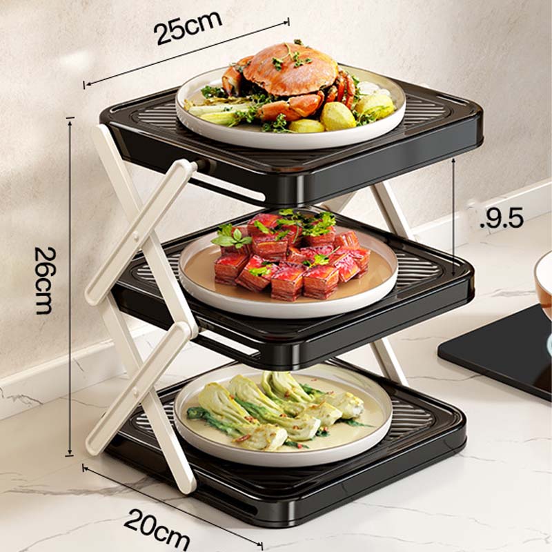 Gluschwein - Multi-layer Dish & Prep Tray Storage Rack