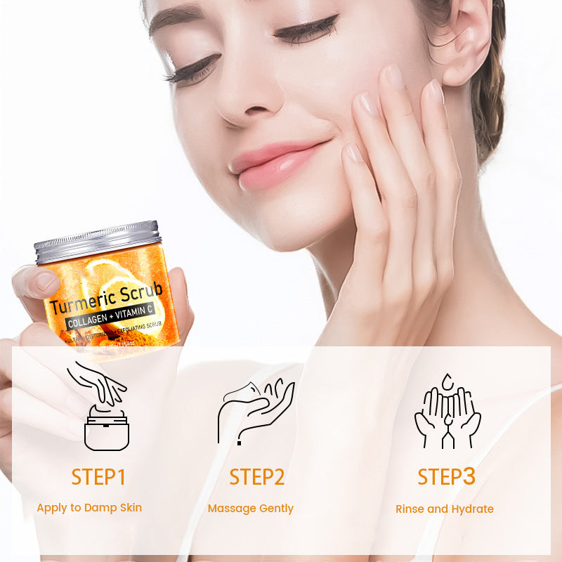 🔥Solange der Vorrat reicht 40 % Rabatt!🎉Vitamin-C-Peeling mit Kurkuma für den Körper
