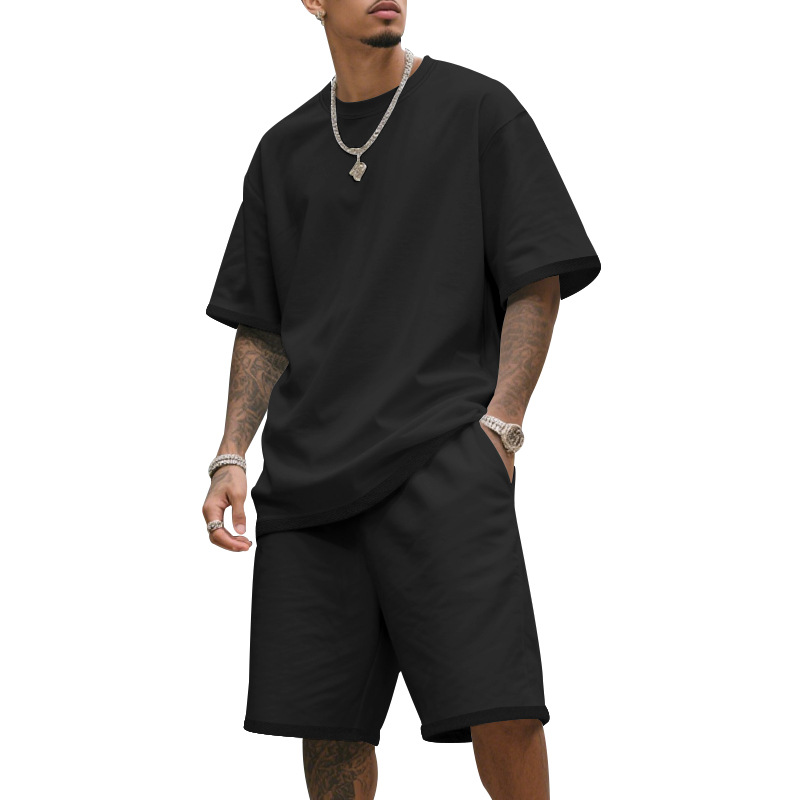 Gluschwein - 👕 50% RABATT! 🔥 Herren Freizeit-Set – T-Shirt & Shorts – bequem & atmungsaktiv – Perfekt für heiße Tage, Sport oder Strand – lässiger 2-teiliger Look 🩳
