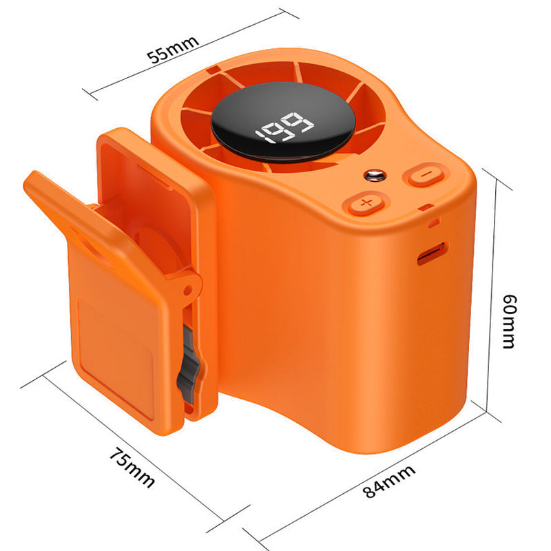 🏆 Freihändiger, persönlicher Ventilator mit LED-Anzeige⏰
