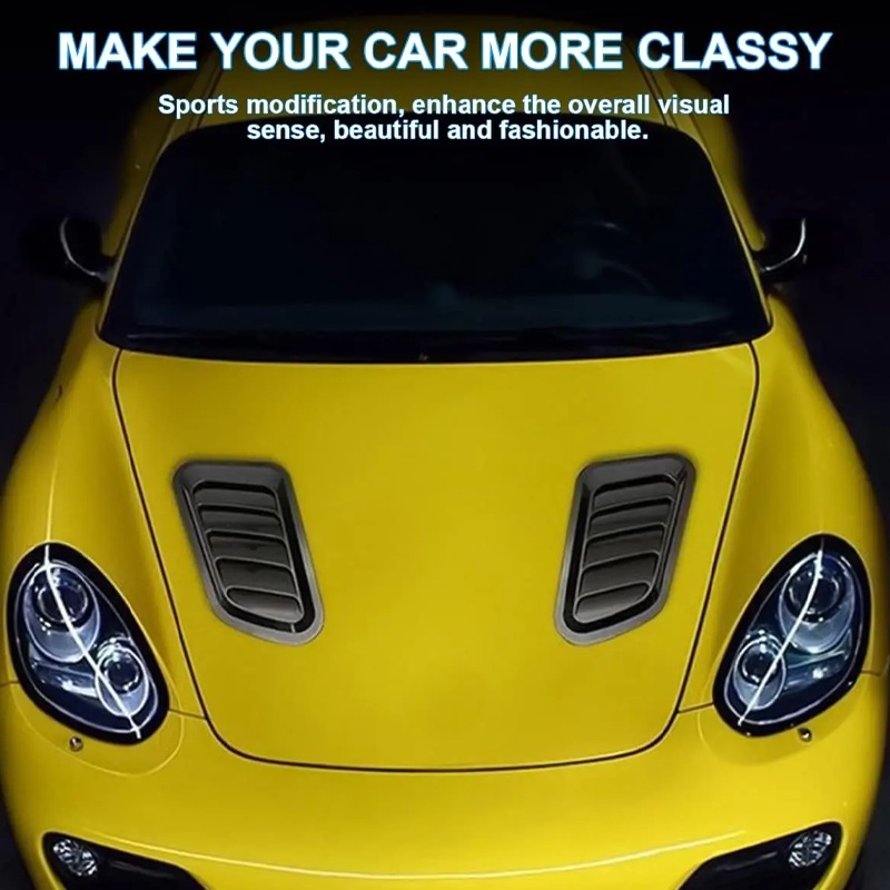 Gluschwein - 🚗 50% RABATT! 💨 Universelle Motorhaube Lüftungsschlitz-Dekoration – Sportliches Design, Einfache Montage & Perfekt Für Eine Individuelle Fahrzeugoptik ✨