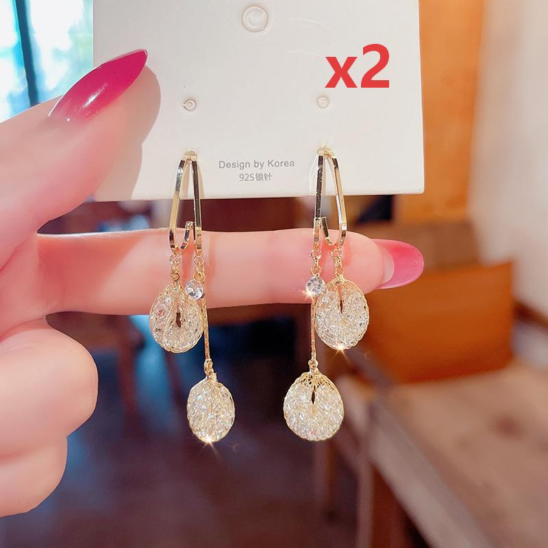 🔥Solange der Vorrat reicht 40 % Rabatt!🎉Elegante Ohrringe mit Kristallquasten