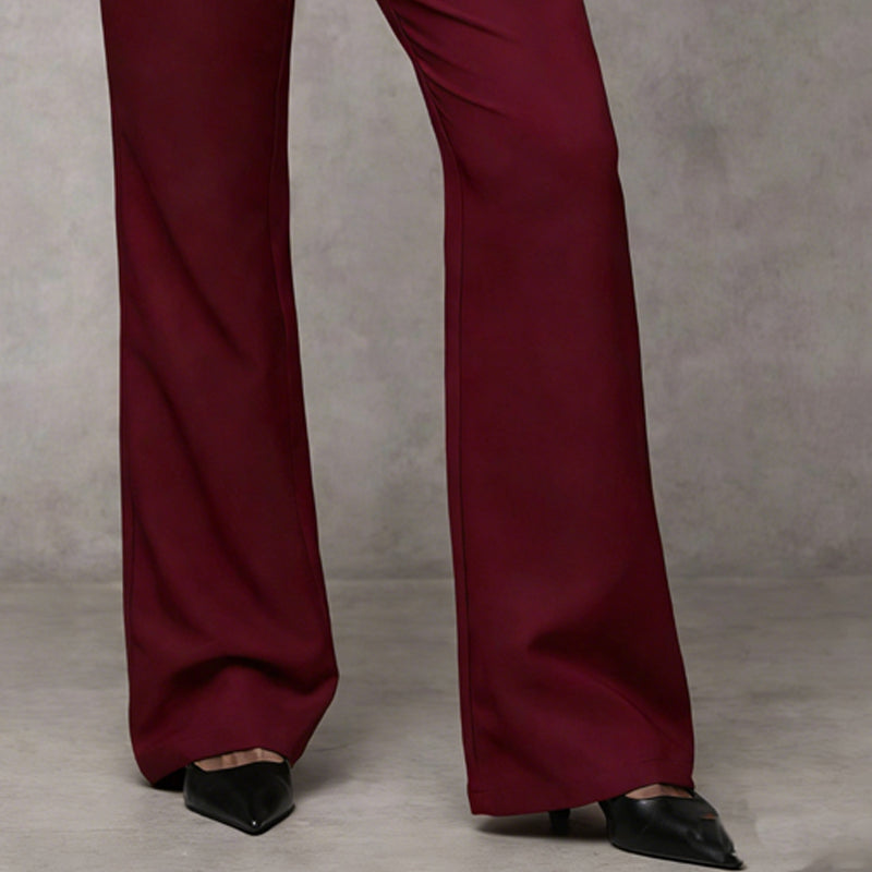 🌺💐Elegante ausgestellte Damen-Hosenanzughose