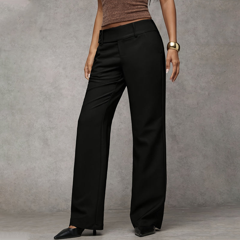 🌺💐Elegante ausgestellte Damen-Hosenanzughose