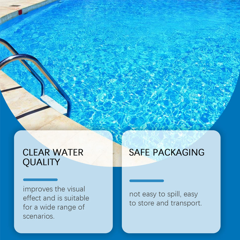 💧 Reinigungsflüssigkeit für Pools – kristallklares Wasser, mühelos! ✨ Schluss mit grünem Wasser und aggressiven Produkten – genießen Sie jederzeit ein gesundes, natürliches Badevergnügen. 🏊‍♂️💙