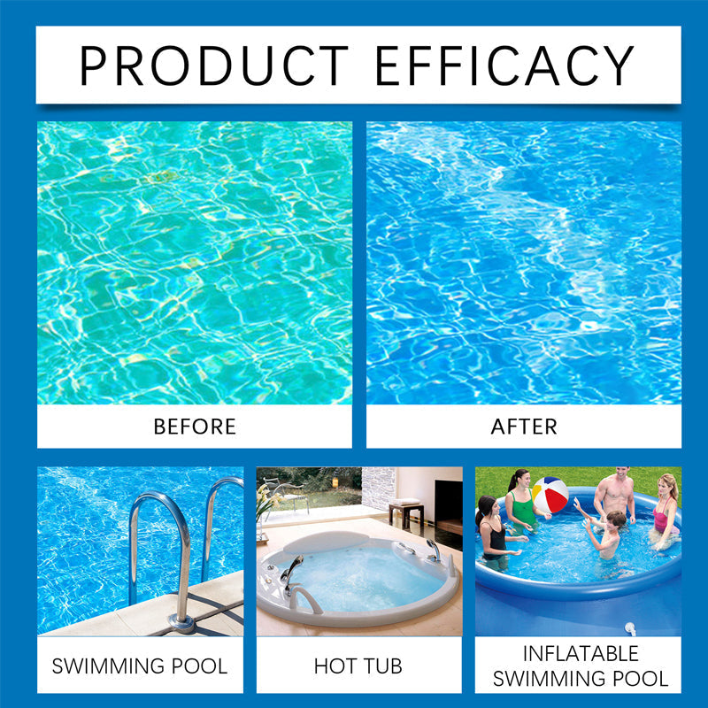 💧 Reinigungsflüssigkeit für Pools – kristallklares Wasser, mühelos! ✨ Schluss mit grünem Wasser und aggressiven Produkten – genießen Sie jederzeit ein gesundes, natürliches Badevergnügen. 🏊‍♂️💙