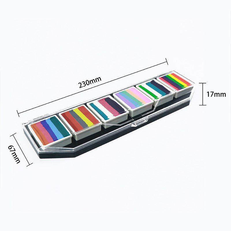 Gluschwein - Professionelles Regenbogen-Set mit Gesichts- und Körperfarben