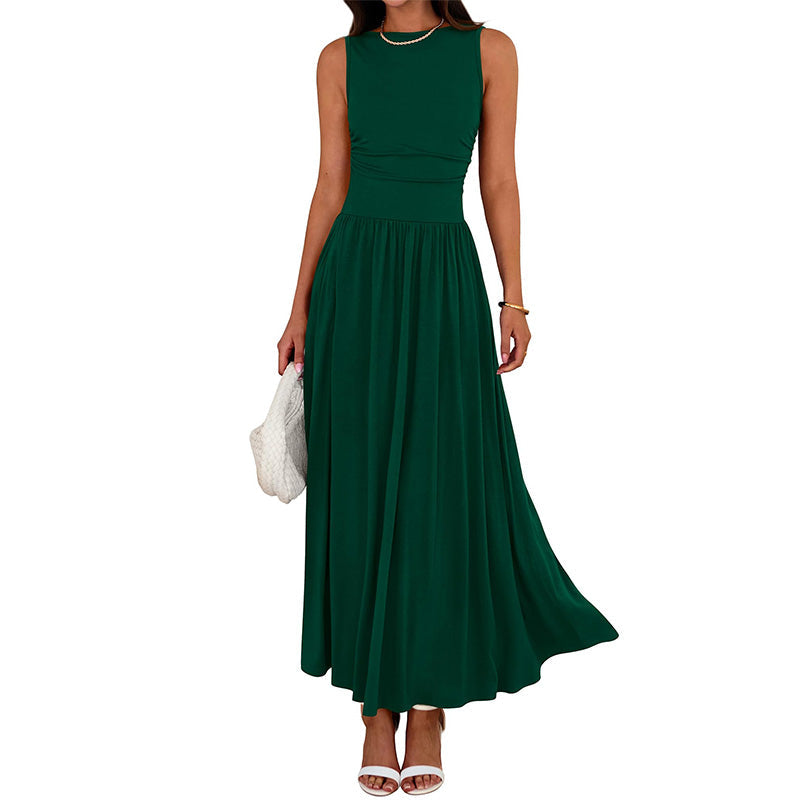🔥 2026 NEU 🥳💞 50K+ VERKAUFT! ⚡Elegantes Damen-Maxikleid mit U-Boot-Ausschnitt👗