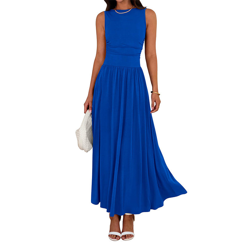 🔥 2026 NEU 🥳💞 50K+ VERKAUFT! ⚡Elegantes Damen-Maxikleid mit U-Boot-Ausschnitt👗