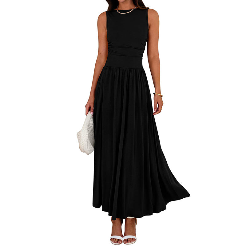🔥 2026 NEU 🥳💞 50K+ VERKAUFT! ⚡Elegantes Damen-Maxikleid mit U-Boot-Ausschnitt👗