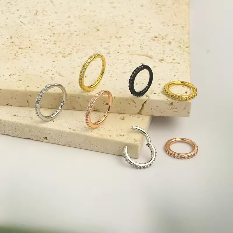 💎 50% RABATT! ✨ Diamant Nasenring Schmuck – Hochwertige Zirkonia, Hypoallergenes Material & Perfekt Für Einen Eleganten, Täglichen Look 👃