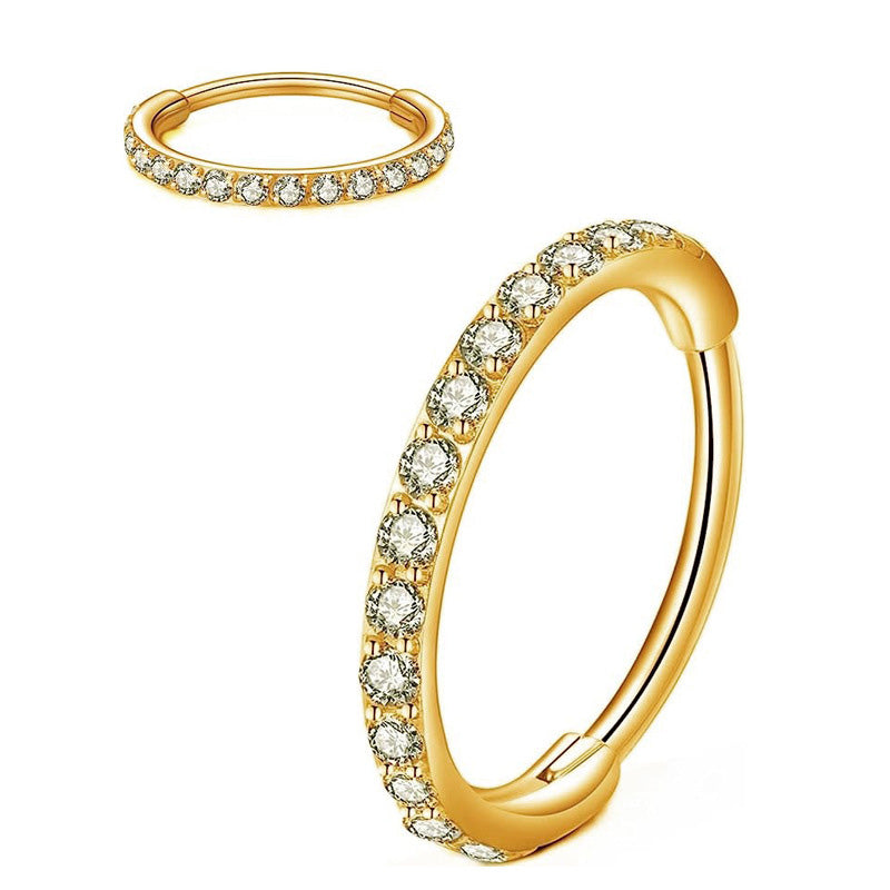💎 50% RABATT! ✨ Diamant Nasenring Schmuck – Hochwertige Zirkonia, Hypoallergenes Material & Perfekt Für Einen Eleganten, Täglichen Look 👃