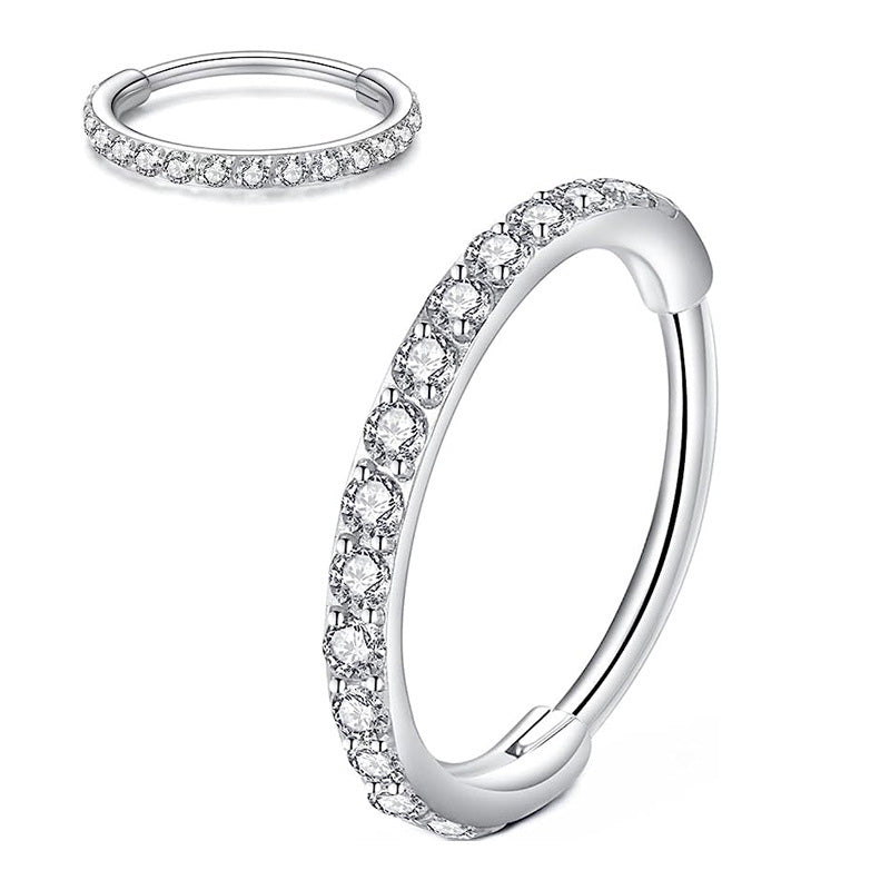 💎 50% RABATT! ✨ Diamant Nasenring Schmuck – Hochwertige Zirkonia, Hypoallergenes Material & Perfekt Für Einen Eleganten, Täglichen Look 👃