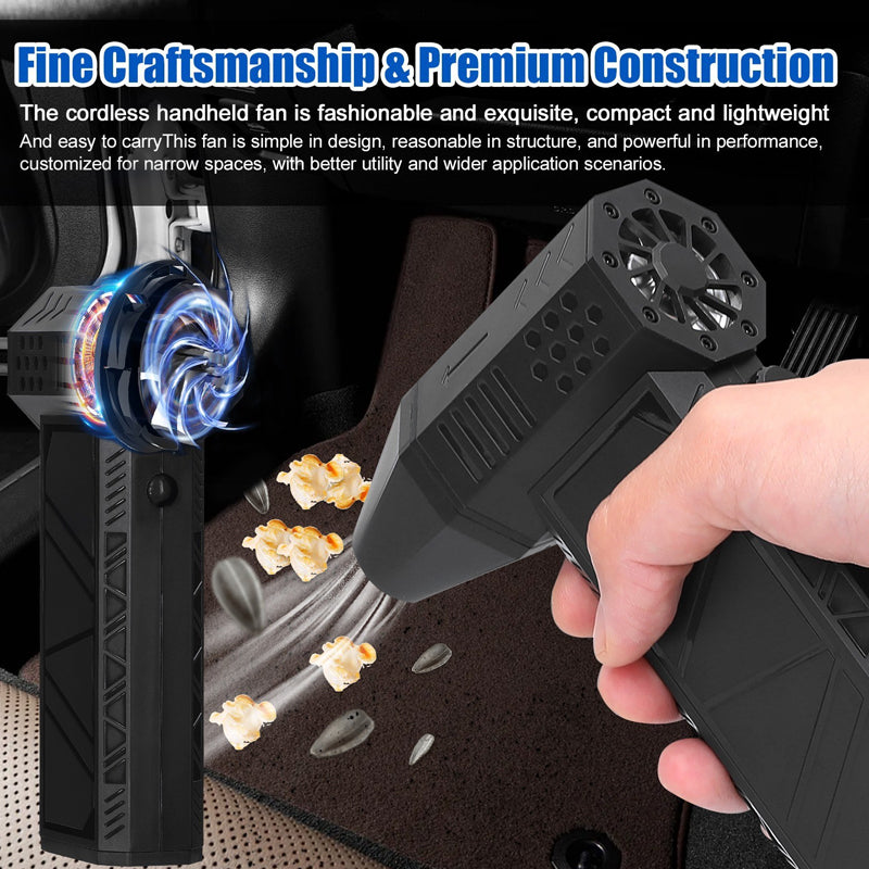 🔥Solange der Vorrat reicht 40 % Rabatt!🎉Rechargeable Turbo Fan for PC, Keyboard & Car Cleaning