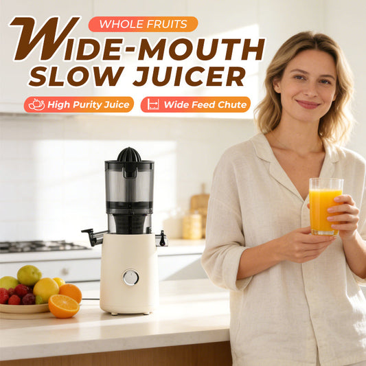 Gluschwein - Zeitlich begrenztes Angebot ⏰✨ Slow Juicer mit breiter Einfüllöffnung für ganze Früchte