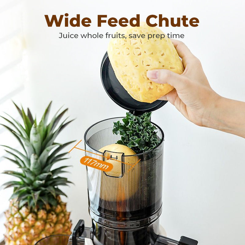 Gluschwein - Zeitlich begrenztes Angebot ⏰✨ Slow Juicer mit breiter Einfüllöffnung für ganze Früchte