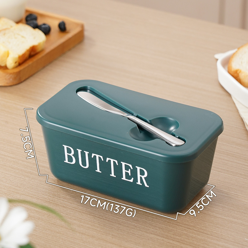 🧈 50% RABATT! 🍞 Große Butterdose aus Kunststoff mit Deckel & Integriertem Messer – Platzsparend, Frischhaltend & Ideal Für Die Küche 🏠