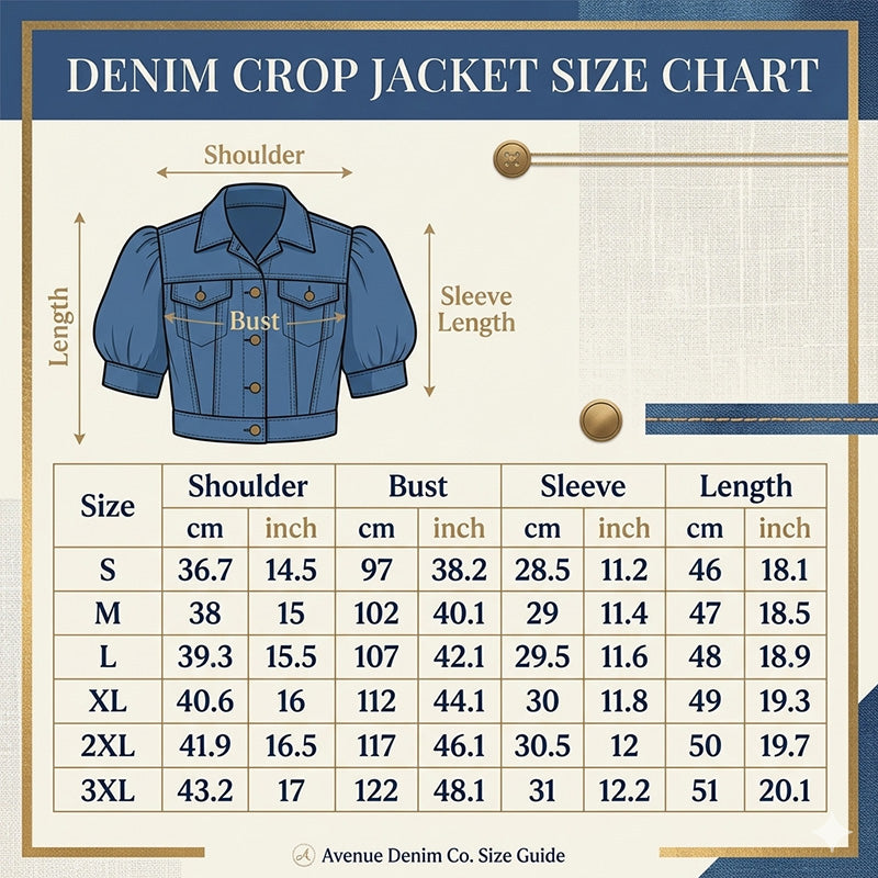 Gluschwein - 🧥 Jetzt 49 % reduziert! ✨ Kurze Jeansjacke mit Puffärmeln für Damen
