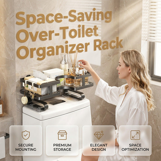 Gluschwein - Wall-Mounted Bathroom & Kitchen Organizer Rack