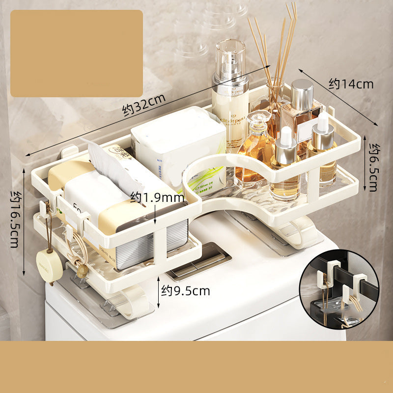 Gluschwein - Wall-Mounted Bathroom & Kitchen Organizer Rack