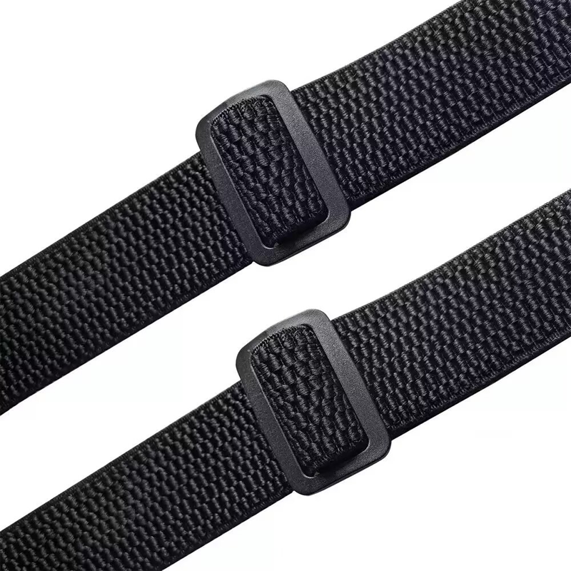 3,8 cm breiter Gurt mit Maiskorn-Muster – elastischer Karabiner-Gurt für Herren – ideal zum Klettern, Wandern & Outdoor-Aktivitäten⛰️🧗‍♂️