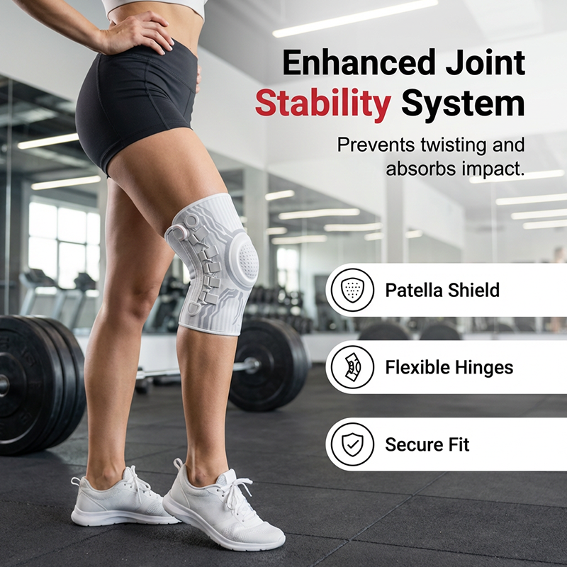 💥Zeitlich begrenztes Angebot🍃Intelligente Knieorthese mit verstellbarem Kompressionsknopf--🌿Komfortable und stabilere Knieorthesen