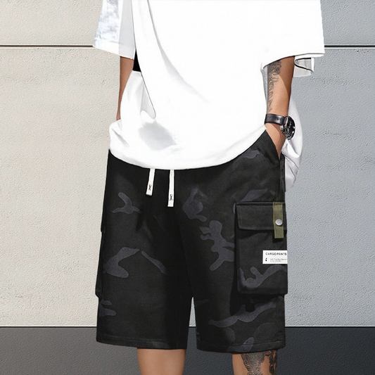 Gluschwein - 🩳 50% RABATT! 🌿 Herren Cargo-Shorts im Camouflage-Look mit Kordelzug – Leicht, Strapazierfähig & Perfekt Für Outdoor-Aktivitäten & Den Alltag 🏕️