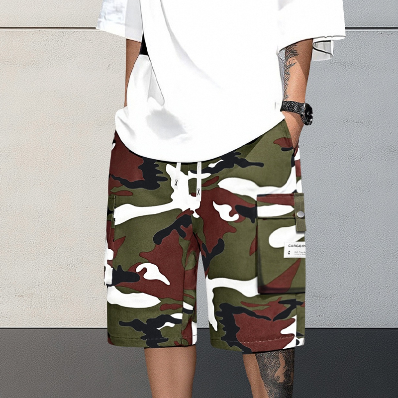 Gluschwein - 🩳 50% RABATT! 🌿 Herren Cargo-Shorts im Camouflage-Look mit Kordelzug – Leicht, Strapazierfähig & Perfekt Für Outdoor-Aktivitäten & Den Alltag 🏕️