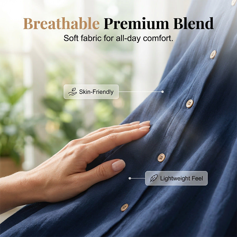 Gluschwein - 🌸Kurzärmeliges Hemdkleid für Damen – Ihr neues Must-have für die Garderobe ✨