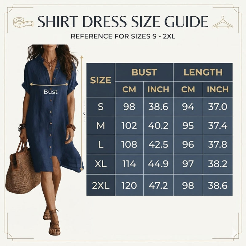 Gluschwein - 🌸Kurzärmeliges Hemdkleid für Damen – Ihr neues Must-have für die Garderobe ✨
