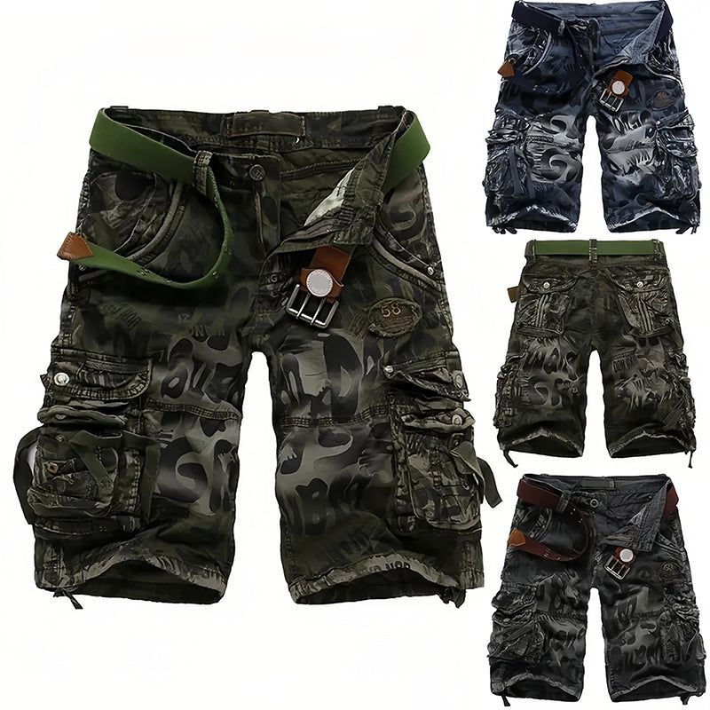 ⏰ 50% Rabatt | Herren-Cargoshorts 💪 Robust · Viele Taschen · Arbeit & Freizeit